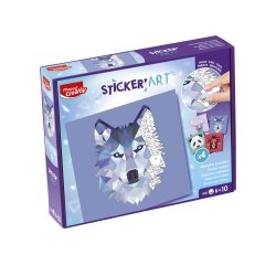 Juego maped creativo sticker'art pegatinas al numero