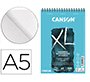 Bloc dibujo acuarela canson xl aquarelle grano fino din a5 microperforado espiral 14,8x21 cm 20 hojas 300 gr/m2
