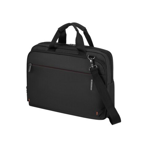 Maletin para portatil samsonite network 4 15,6\" negra con asa y bolsillos exteriores color negro