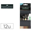 Lapices de colores faber castell black edition tonos de piel caja de 12 unidades colores surtidos