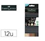 Lapices de colores faber castell black edition tonos de piel caja de 12 unidades colores surtidos