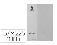 Sobre rossler coloretti c5 color gris claro 157x225 mm pack de 5 unidades