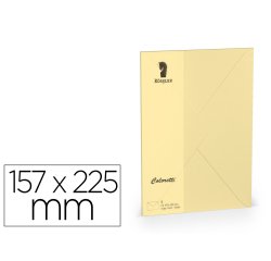 Sobre rossler coloretti c5 color marron arena 157x225 mm pack de 5 unidades