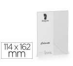 Sobre rossler coloretti c6 ministro color gris claro 114x162 mm pack de 5 unidades