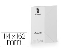 Sobre rossler coloretti c6 ministro color gris claro 114x162 mm pack de 5 unidades