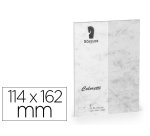 Sobre rossler coloretti c6 ministro color marmol gris 114x162 mm pack de 5 unidades