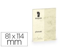 Sobre rossler coloretti c7 color marmol crema 81x114 mm pack de 5 unidades
