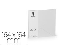 Sobre rossler coloretti cuadrado grande color gris claro 164x164 mm pack de 5 unidades
