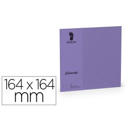 Sobre rossler coloretti cuadrado grande color lila 164x164xmm pack de 5 unidades
