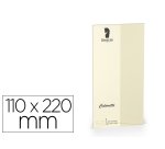 Sobre rossler coloretti dl americano color crema 110x220 mm pack de 5 unidades