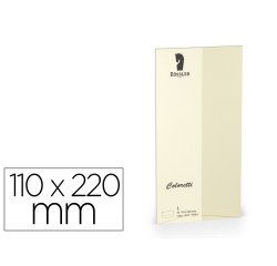 Sobre rossler coloretti dl americano color crema 110x220 mm pack de 5 unidades