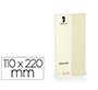 Sobre rossler coloretti dl americano color crema 110x220 mm pack de 5 unidades