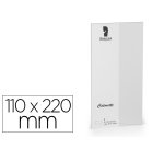 Sobre rossler coloretti dl americano color gris claro 110x220 mm pack de 5 unidades