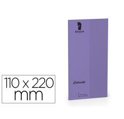 Sobre rossler coloretti dl americano color lila 110x220 mm pack de 5 unidades