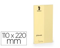 Sobre rossler coloretti dl americano color marron arena 110x220 mm pack de 5 unidades