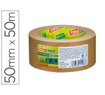 Cinta adhesiva tesa eco papel color kraft 50 m x 50 mm para embalaje