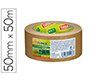 Cinta adhesiva tesa eco papel color kraft 50 m x 50 mm para embalaje