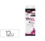 Barra termofusible plico cola extrafuerte max xl 11,5 mm de diametro x 200 mm de alto blister de 12 unidades