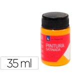 Pintura latex la pajarita satinada l-31 bote 35 ml calabaza