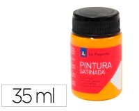 Pintura latex la pajarita satinada l-31 bote 35 ml calabaza