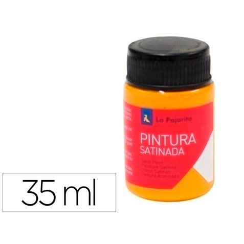 Pintura latex la pajarita satinada l-31 bote 35 ml calabaza