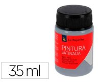 Pintura latex la pajarita satinada l-33 bote 35 ml azul porcelana