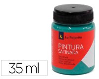 Pintura latex la pajarita satinada l-39 bote 35 ml verde jade