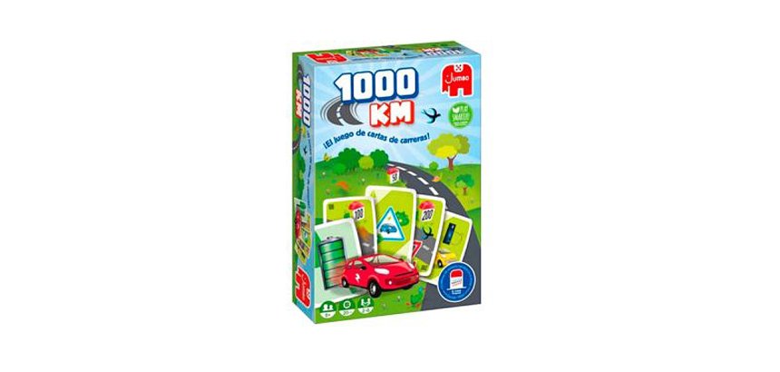 Juego jumbo de mesa cartas 1000 km