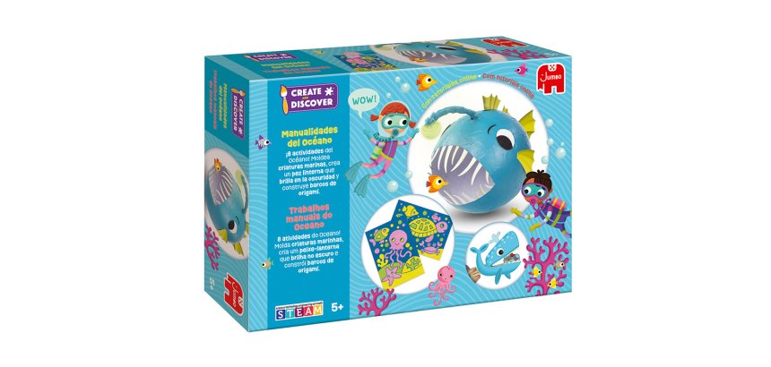 Juego jumbo educativo create & discover oceano
