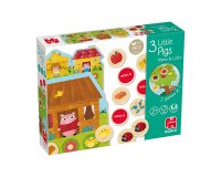 Juego goula educativo memo & loto los 3 cerditos