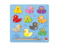 Puzle goula madera magnetico 11 piezas patos magicos