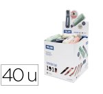 Corrector milan cinta 5 mm x 6 m cilindrico serie 1918 expositor de 40 unidades