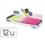 Lapices de colores milan serie sunset redondo multicolor caja de 12 unidades
