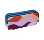Bolso escolar portatodo milan the fun multicolor 3 cremalleras 220x80x100 mm