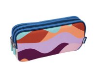 Bolso escolar portatodo milan the fun multicolor 3 cremalleras 220x80x100 mm
