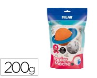 Papel mache milan blanco en polvo bolsa de 200 g