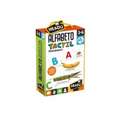Juego didactico headu alfabeto tactil montessori