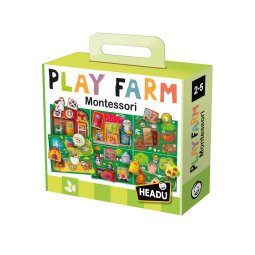 Juego didactico headu baby play farm montessori