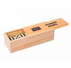 Domino falomir marfil en caja de madera