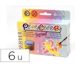 Tempera liquida playcolor liquid pastel 40 ml caja de 6 unidades colores surtidos