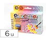 Tempera liquida playcolor liquid pastel 40 ml caja de 6 unidades colores surtidos