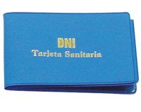 Funda portacarnet seguridad social y dni opaca
