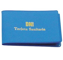 Funda portacarnet seguridad social y dni opaca