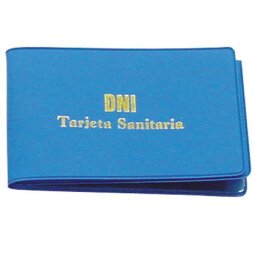 Funda portacarnet seguridad social y dni opaca