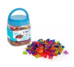 Juego didactico miniland gemas para contar translucidas