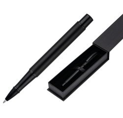 Roller belius turbo aluminio color negro tinta azul caja de diseño