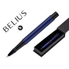 Roller belius turbo aluminio color azul y negro tinta azul caja de diseño