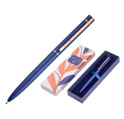 Boligrafo belius rose aluminio tinta azul caja de diseño