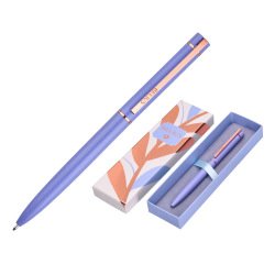 Boligrafo belius rose aluminio tinta azul caja de diseño