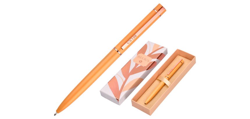 Boligrafo belius rose aluminio tinta azul caja de diseño